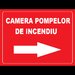 Placuta pentru camera pompelor de incendiu  spre  dreapta